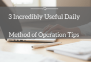 daily method of operation