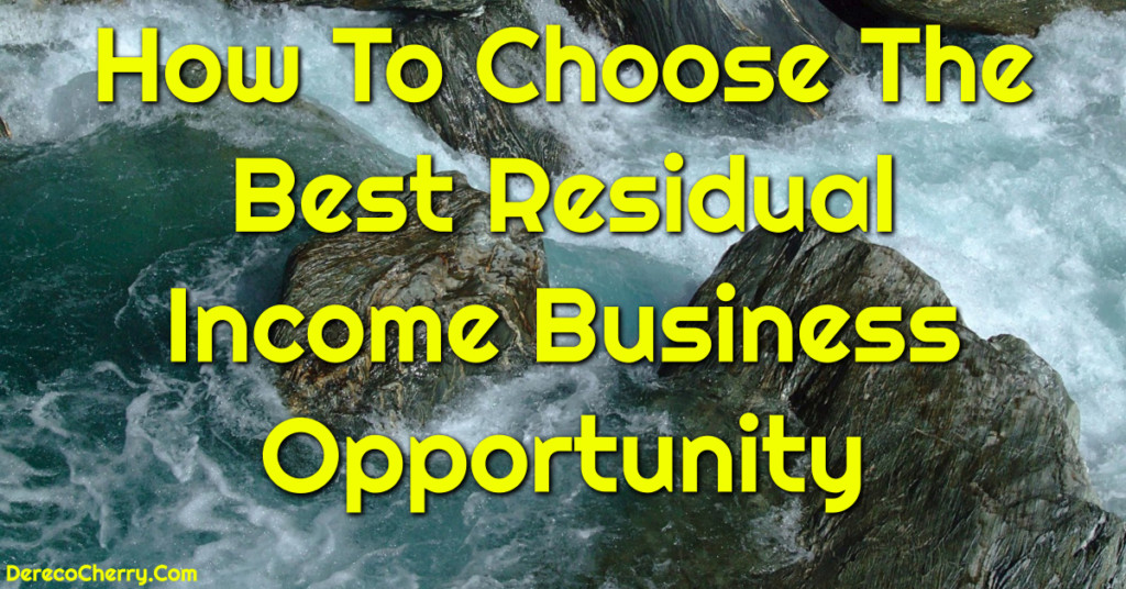 residual income business opportunity