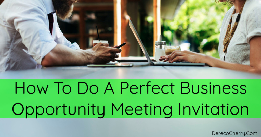 Business Opportunity Meeting Invitation