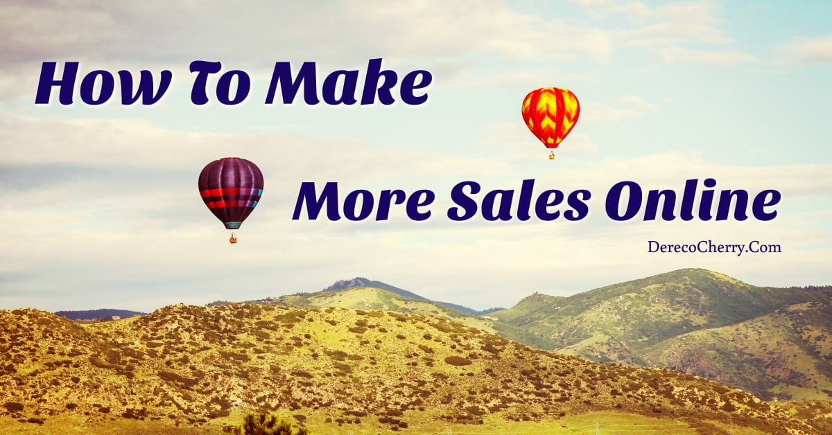 How To Make More Sales Online